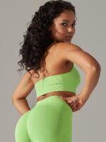 Stay Cool & Comfy: Backless Halter Sports Bra with Ultimate Breathable Comfort