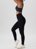 Super-Flattering High-Waisted Ribbed Leggings with Scrunch-Butt Design for a Perfect Fit!