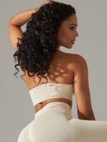 Sweat-Proof Freedom: Backless Halter Sports Bra for Maximum Breathable Comfort