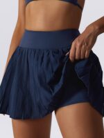 Tennis Skort: Womens High-Waisted Double-Layer Athletic Apparel for Maximum Performance on the Court