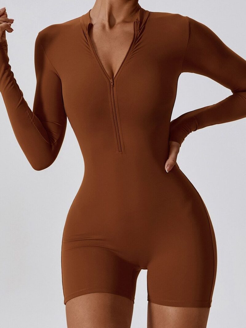 The Wow-Factor Zipper Long Sleeve Marvelous Suit - The Perfect Outfit for Any Occasion!