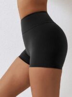 Turn Heads in These Super Stylish Seamless High-Waisted Scrunch Bum Shorts That Show Off Your Sexy Side!