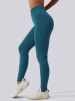 Ultra-Stretchy High-Rise Scrunch Booty-Lifting Leggings - Hot Butt-Enhancing Workout Tights