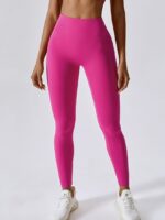Womens High-Waisted Athletic Scrunch Butt Leggings - Flattering and Comfortable, Perfect for Workouts and Everyday Wear!