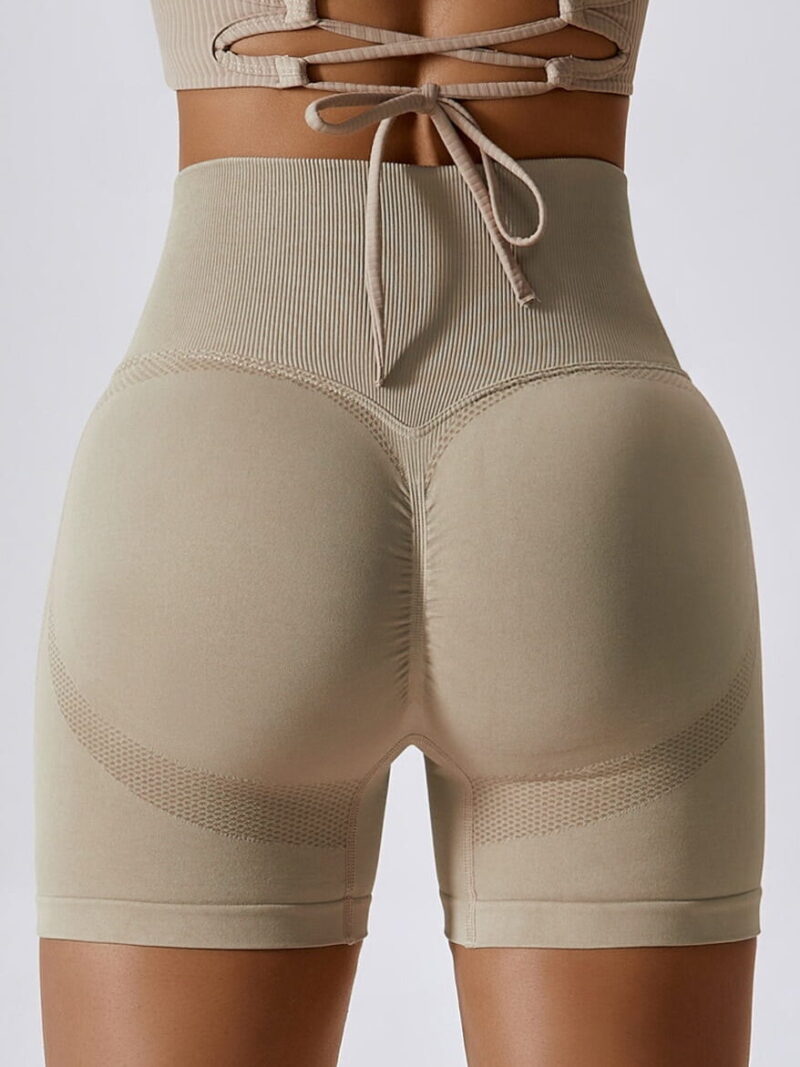 Comfortable Stretchy High-Waisted Scrunch-Butt Shorts Version 2