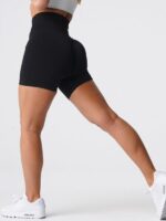 High-Rise Booty-Lifting Scrunch Yoga Shorts