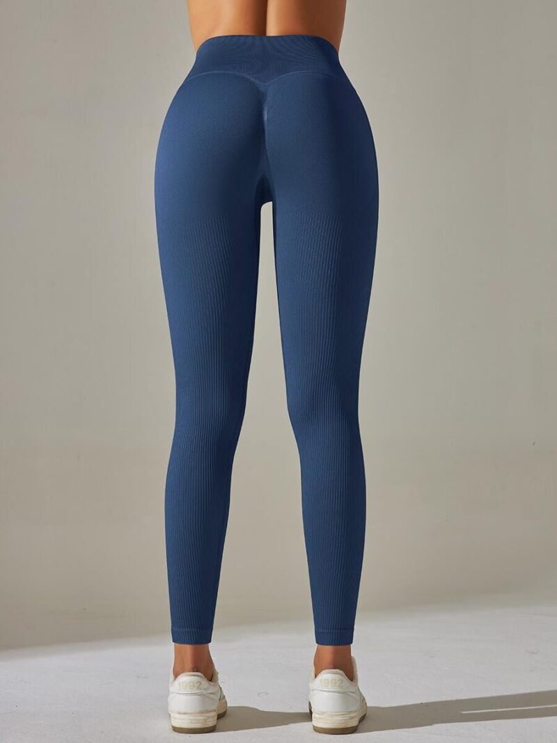 Look & Feel Sexy in Our Ribbed High-Waisted Scrunch Butt Leggings – Show Off Your Curves!