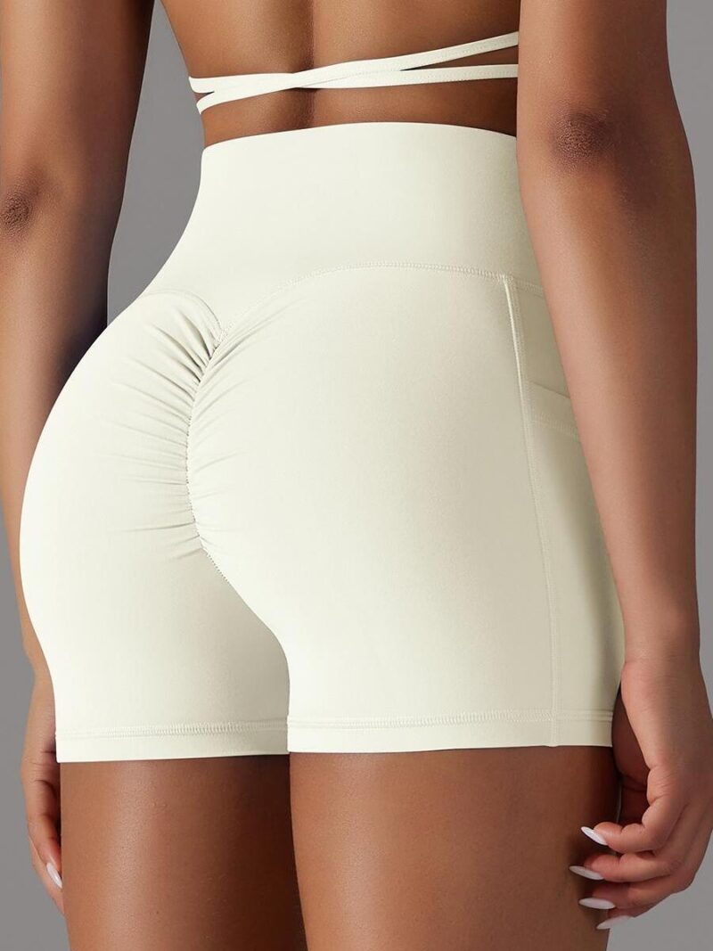 Look Hot This Summer in Our High-Waisted Scrunch Butt Shorts with Pockets!