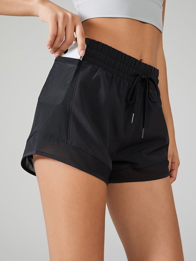 Look and Feel Fabulous in Our High-Waisted, Double-Layered Shorts with Pockets - Perfect for Everyday Wear!
