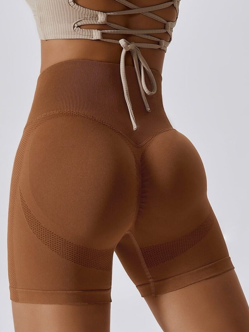 Luxurious High-Waisted Breathable Scrunch-Butt Shorts V2 - Comfortably Enhance Your Curves