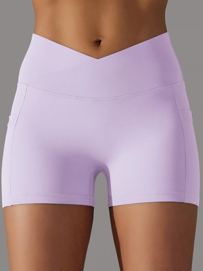 Make Summer Hotter with Our Pocketed High-Waist Scrunch Butt Shorts - Show Off Your Curves!