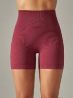 Sculpting Your Booty: Ribbed High-Waisted Scrunch Butt Shorts for a Flattering Fit