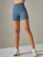 Sexy Ribbed High-Waisted Scrunch Butt Booty Shorts - Flaunt Your Curves!