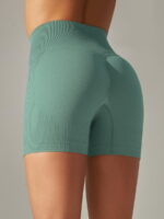 Sexy Ribbed High-Waisted Scrunch Butt Shorts to Show Off Your Curves!
