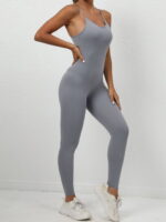 Sexy Seamless Padded Backless Scrunch Butt Bodysuit - Booty Enhancing, Figure-Flattering, Comfortably Fitted Onesie