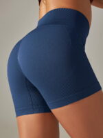 Show off your curves in these sizzling Ribbed High-Waisted Scrunch Butt Shorts! Get ready to flaunt your figure with these flattering shorts that feature ribbed fabric, a high-waisted cut, and a