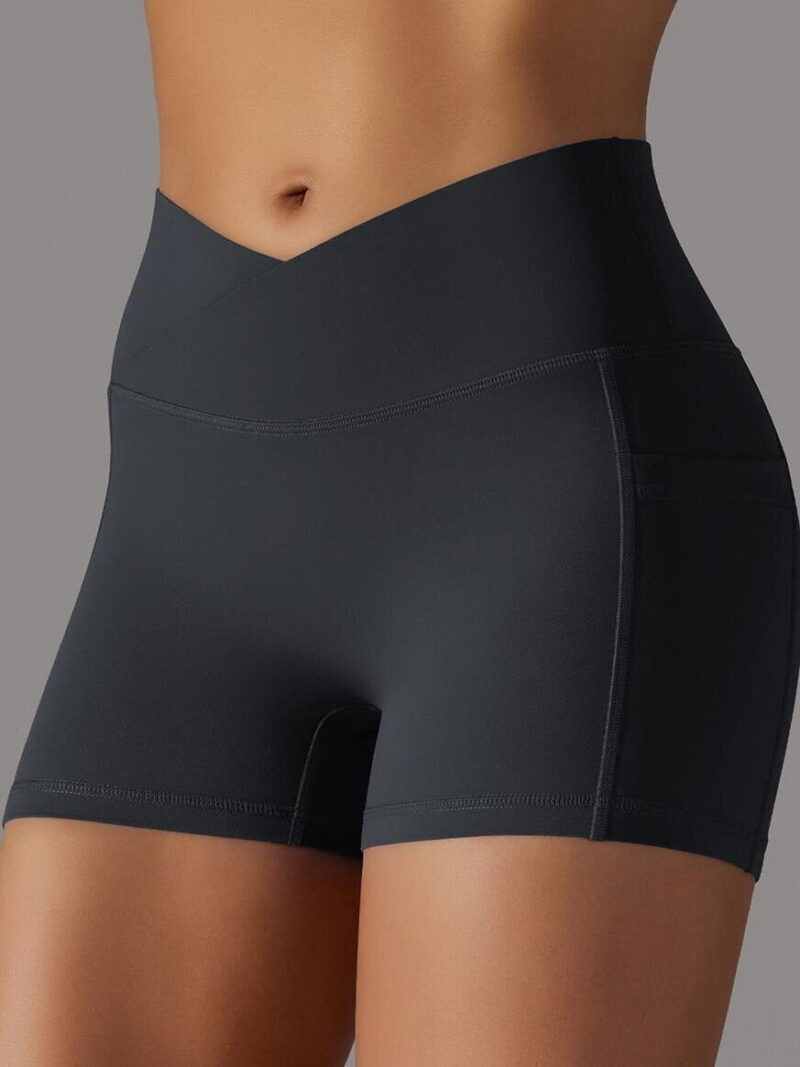 Summer Pocket High-Waist Scrunch Butt Shorts