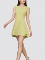 Tennis-Ready Double-Curve Dress with Double the Flair!