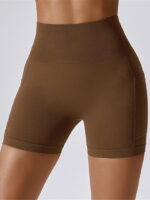 Trendy High-Rise Pockets Breathable Scrunch-Butt Shorts Version 2 - Perfect for Yoga, Running, and Everyday Wear