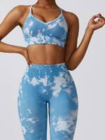 Set

Stand Out in Style! Tie-Dye Cami Sports Bra & High Waist Scrunch Butt Leggings Set - Flaunt Your Look!