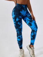 Behold the Beauty of Tie-Dye! High-Waisted Scrunch Butt Leggings for a Flattering Fit and Show-Stopping Style.