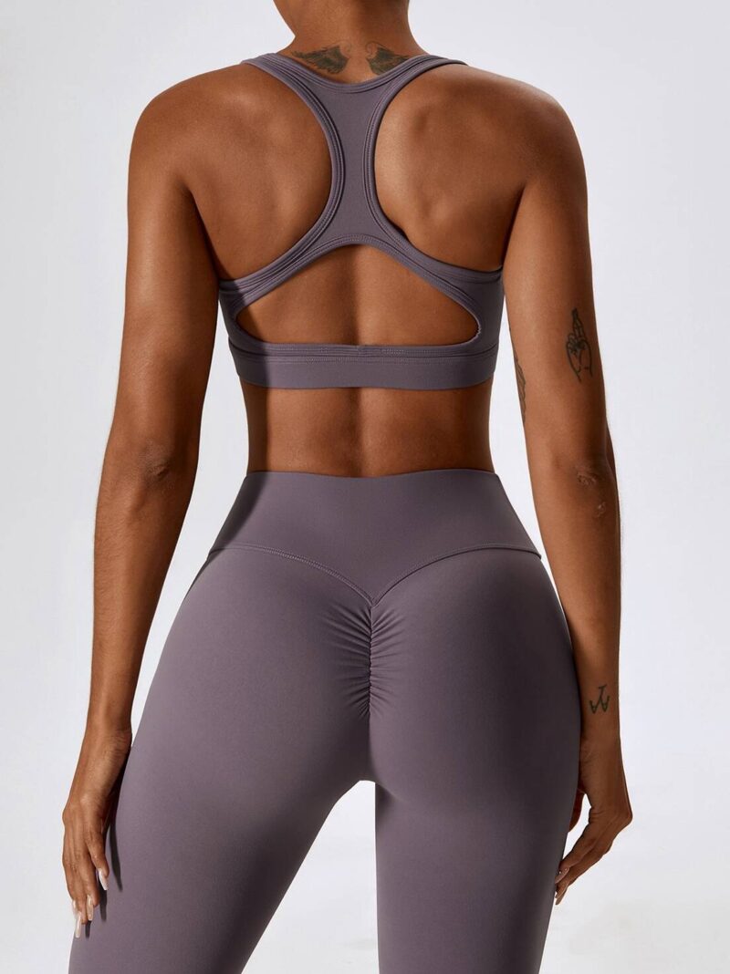 Elevate Your Performance in Our High-Intensity Square Neck Athletic Sports Bra