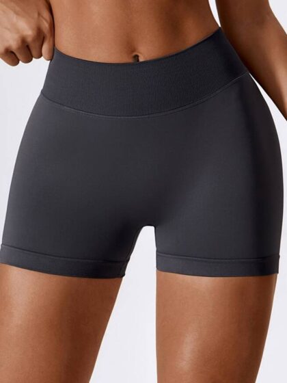 Flatter Your Figure with V-Waist Scrunch Butt Shorts - Perfect for Exercise and Everyday Comfort!