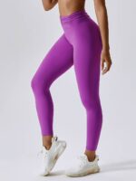 Flaunt Your Curves in These Sexy High-Waisted Scrunch-Design Workout Leggings!