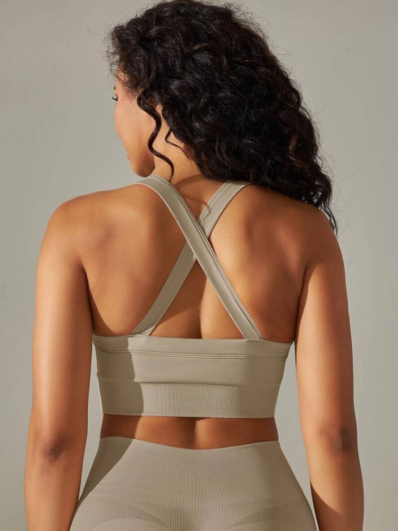 Flaunt Your Figure and Feel Sexy in this High-Impact Cross-Back Sports Bra