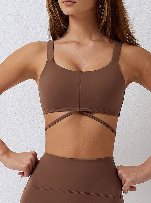 Flawless Fit Push-Up Sports Bra with Sexy Straps