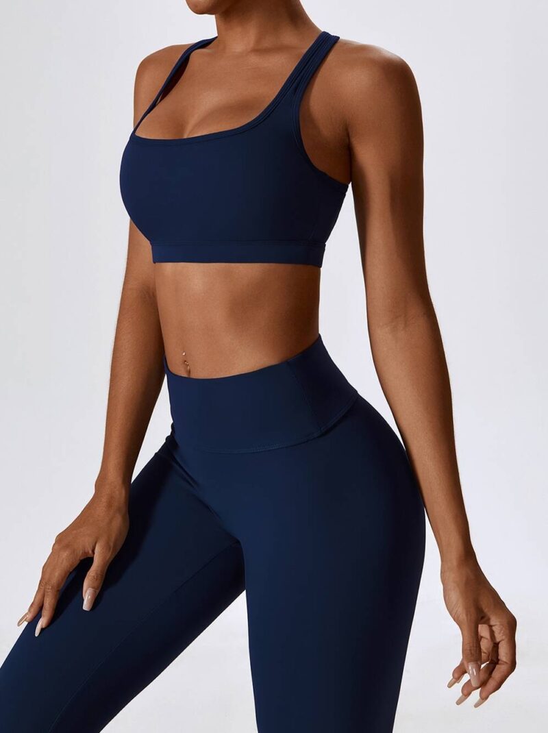 High-Performance Square-Cut Gym Sports Bra - Maximum Support & Comfort for High-Intensity Workouts - Sexy & Stylish Design for Active Women