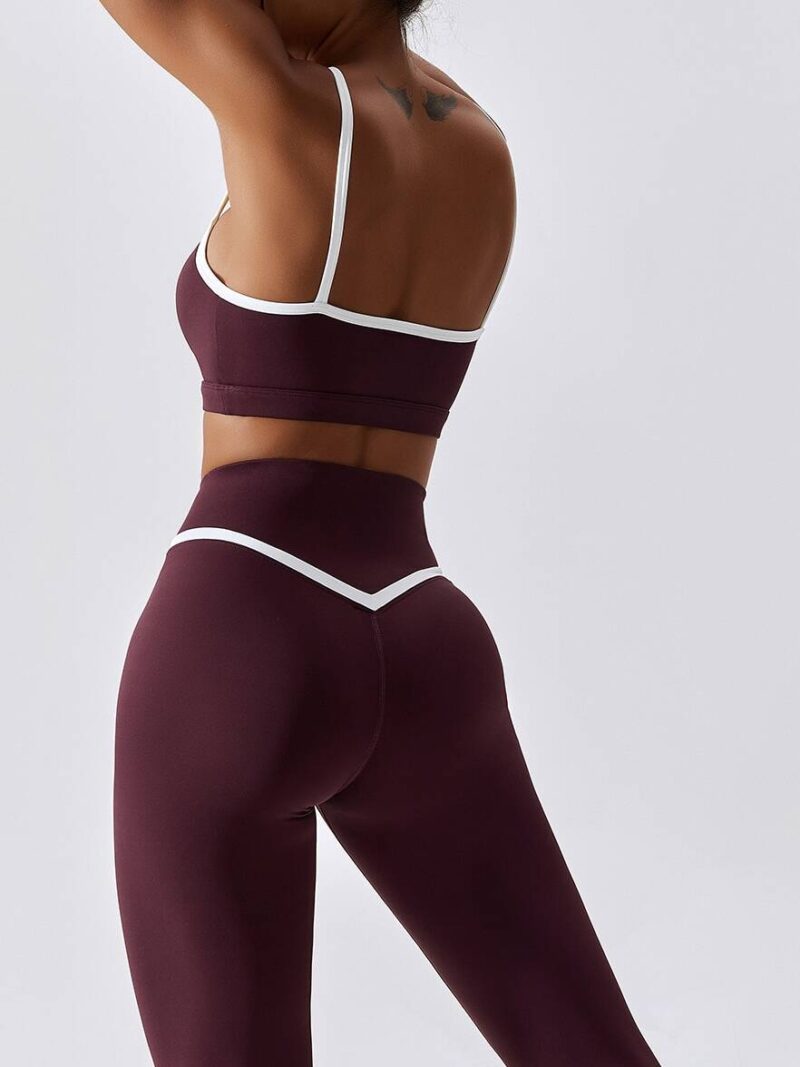 Ladies Figure-Flattering Seamless Push-Up V-Waist Booty Leggings - Perfect for Enhancing Your Shape!