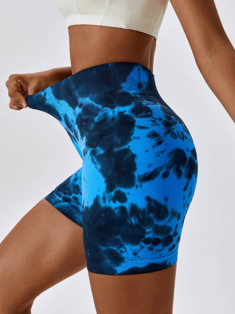 Look cool and stylish in our Tie Dye High Waisted Scrunch Butt Shorts! Get a unique, eye-catching look with these fun and funky shorts featuring a high waist and scrunch butt design. Perfect for summer days,