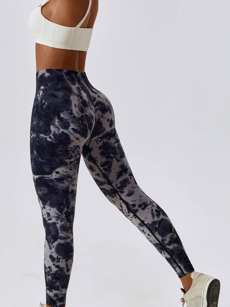 Make a Splash in Our Tie Dye High Waisted Scrunch Butt Leggings - Add Some Spice to Your Wardrobe!