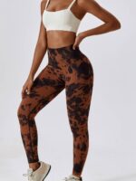 Make a Statement in these Colorful Tie Dye High Waist Scrunch Butt Leggings - Stand Out from the Crowd!