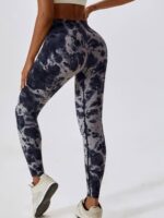 Make a Statement with These Unique Tie Dye High Waisted Scrunch Butt Leggings - A Must-Have for Any Fashionista!