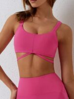 Push-Up Sports Bra with Flawless Fit and Sexy Straps - Feel Confident and Sexy While You Work Out!