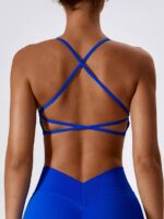 Revolutionary Cross Back Backless Sports Bra - Unparalleled Support & Comfort for Your Active Lifestyle!