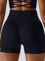 Ribbed Scrunch Booty-Lifting Yoga Shorts - Hot Workout & Gym Gear for Women