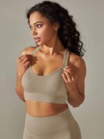 Sensuous Cross-Back High Performance Sports Bra for Maximum Support and Comfort