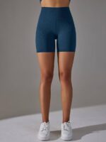 Sexy High-Waisted Compression Fitness Shorts for Women | Yoga Booty Shorts | Womens Gym Apparel