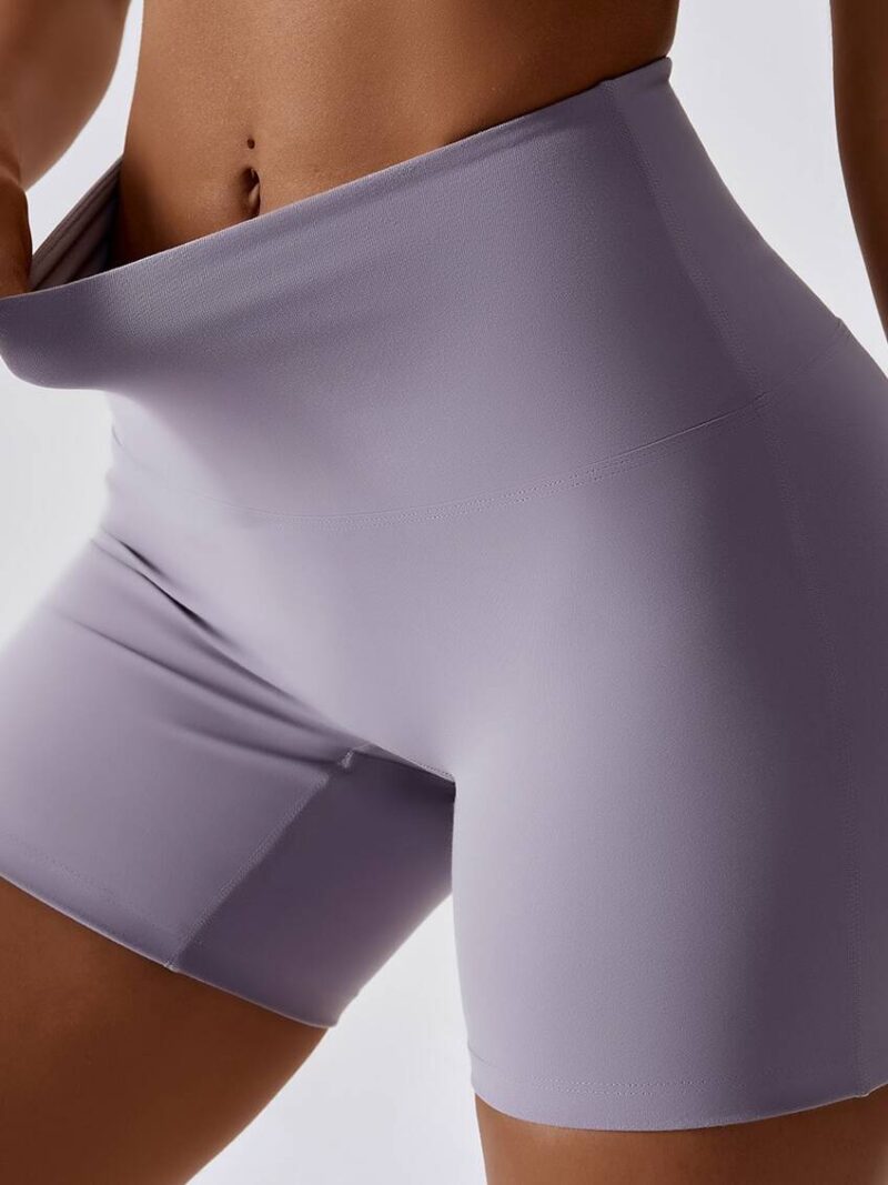 Sexy High-Waisted Seamless Shorts with Scrunched Booty Design | Womens Booty Enhancing Workout Shorts | Figure-Flattering Butt Lifting Gym Shorts