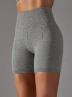 Sexy High-Waisted Womens Yoga Shorts with Compression Fit - Get the Curves You Crave!