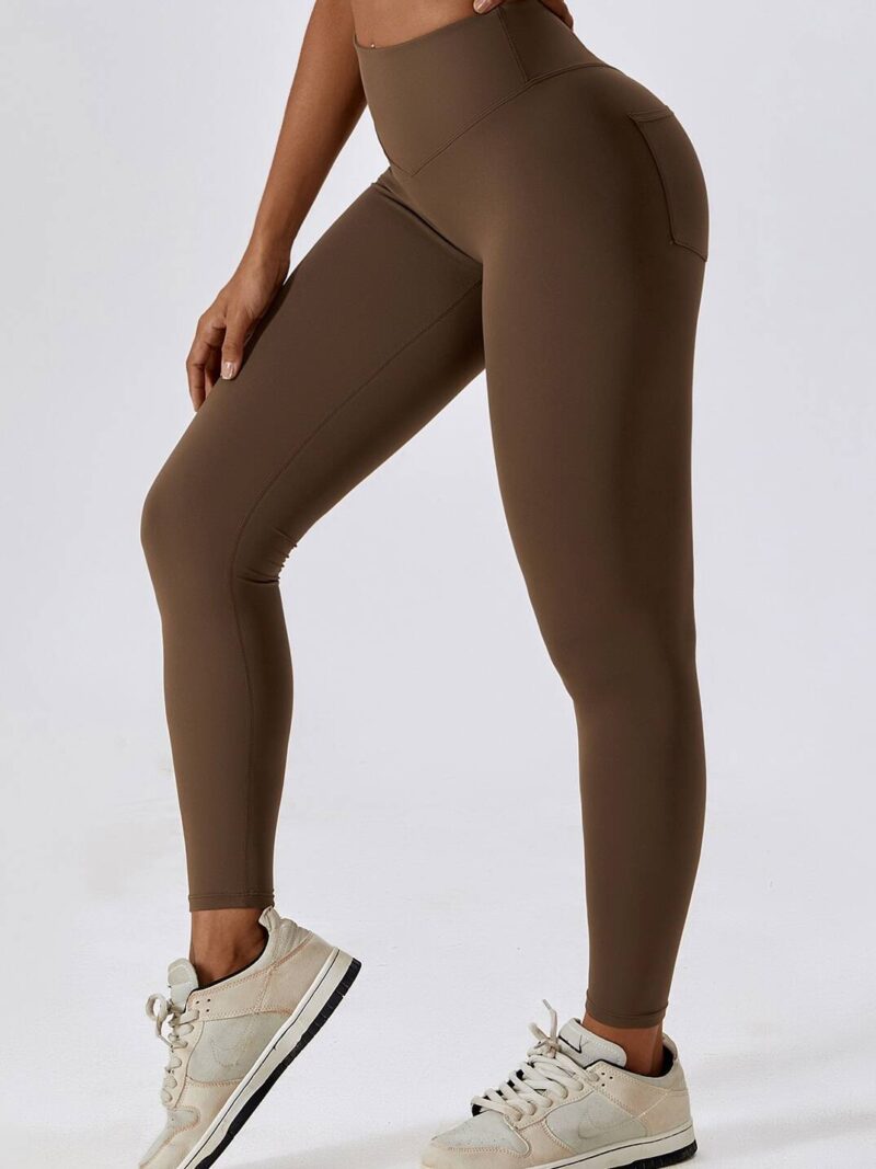Sexy Pockets High Waist Scrunch Butt Leggings | Womens Booty Enhancing Yoga Pants | Slimming Workout Tights with Rear Lift | Boost Your Curves with These Stylish Bottoms