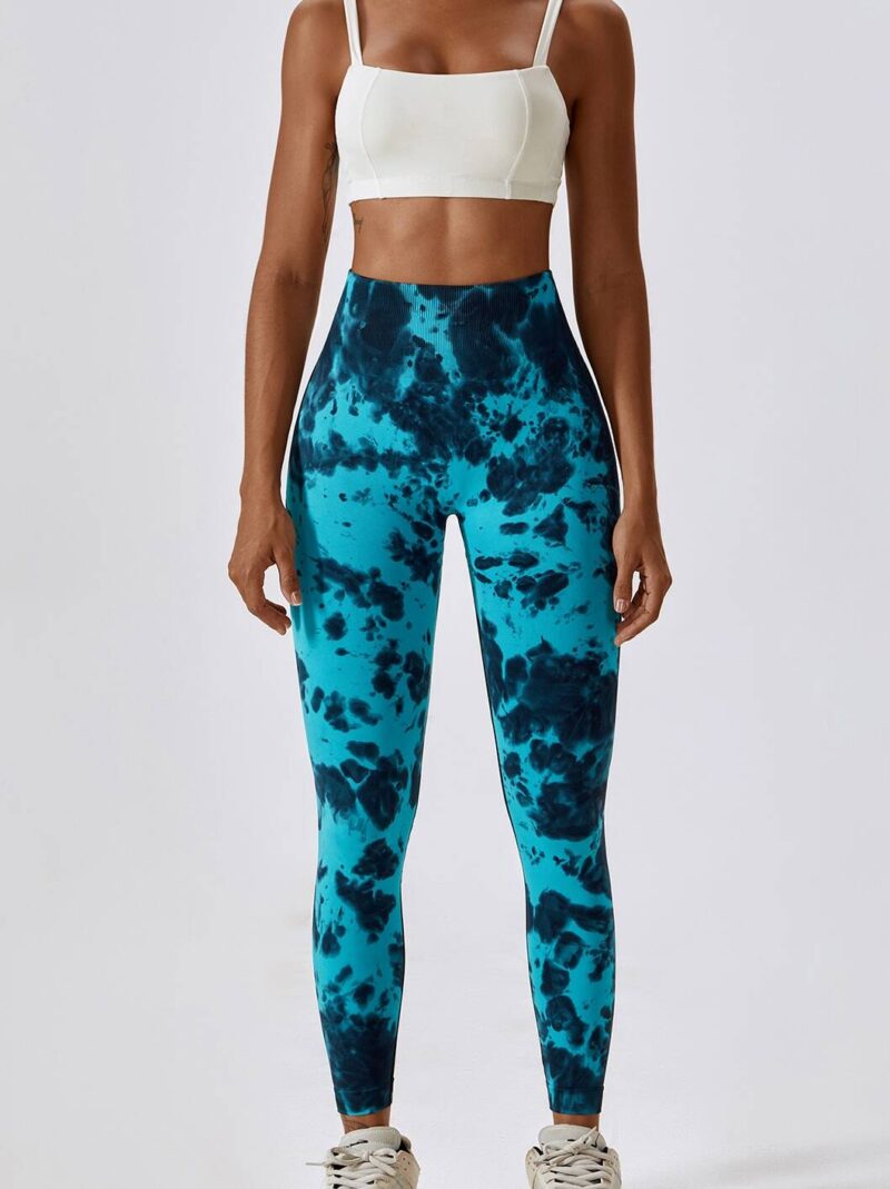 Sexy Tie Dye High Waisted Scrunch Butt Leggings - Show Off Your Curves!