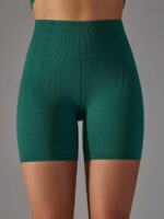 Sexy Womens High-Waisted Compression Yoga Booty Shorts - Squat Proof & Breathable!