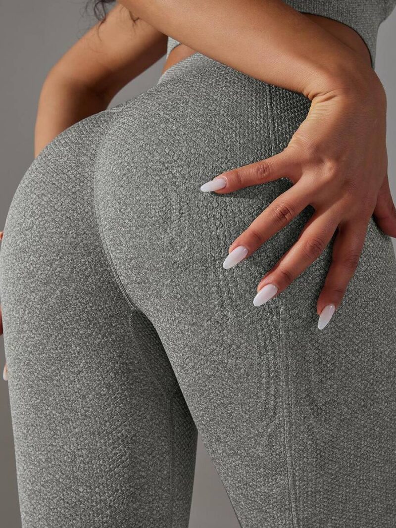 Sexy Womens High-Waisted Compression Yoga Leggings - Figure-Flattering & Slimming!
