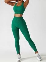 Shape Your Body in Style with Our High-Rise Tummy Control Scrunch Butt Leggings - Look and Feel Fabulous!