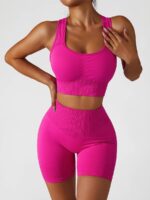 Shape Your Body with Our High-Stretch Padded Square Neck Sports Bra - Feel the Comfort and Support You Need for Your Workouts!