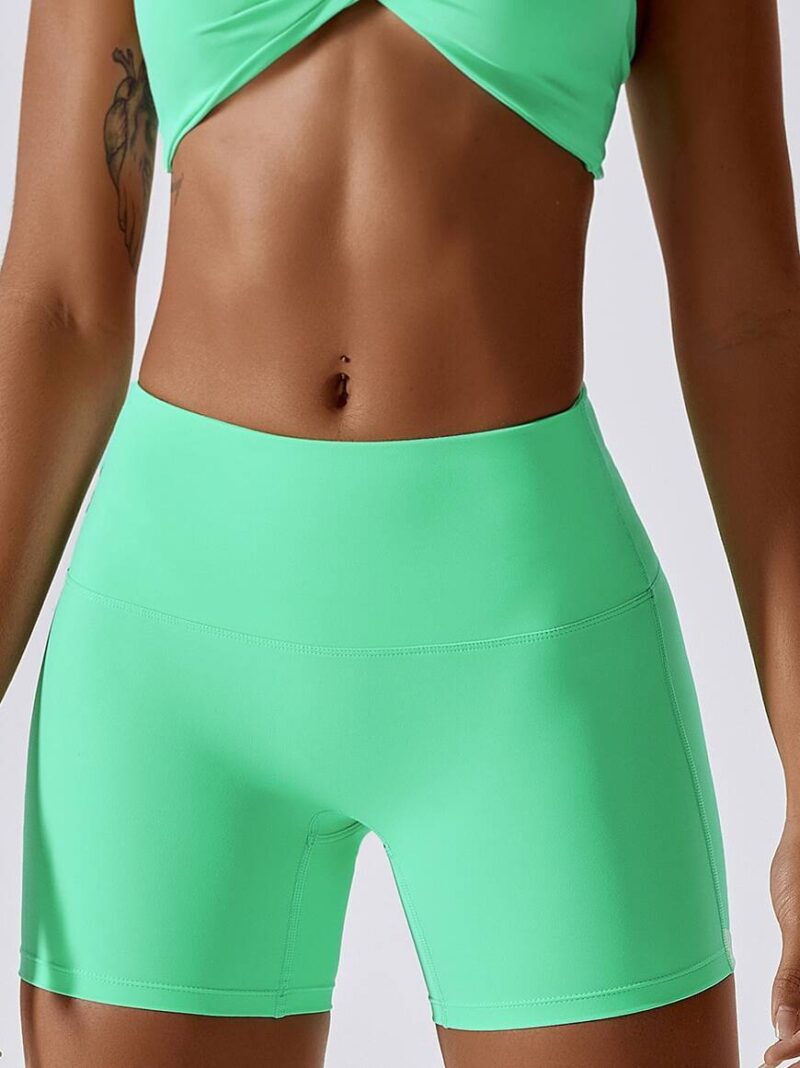 Shape Your Booty High-Waisted Seamless Scrunched Butt Shorts - Enhance Your Rear View!